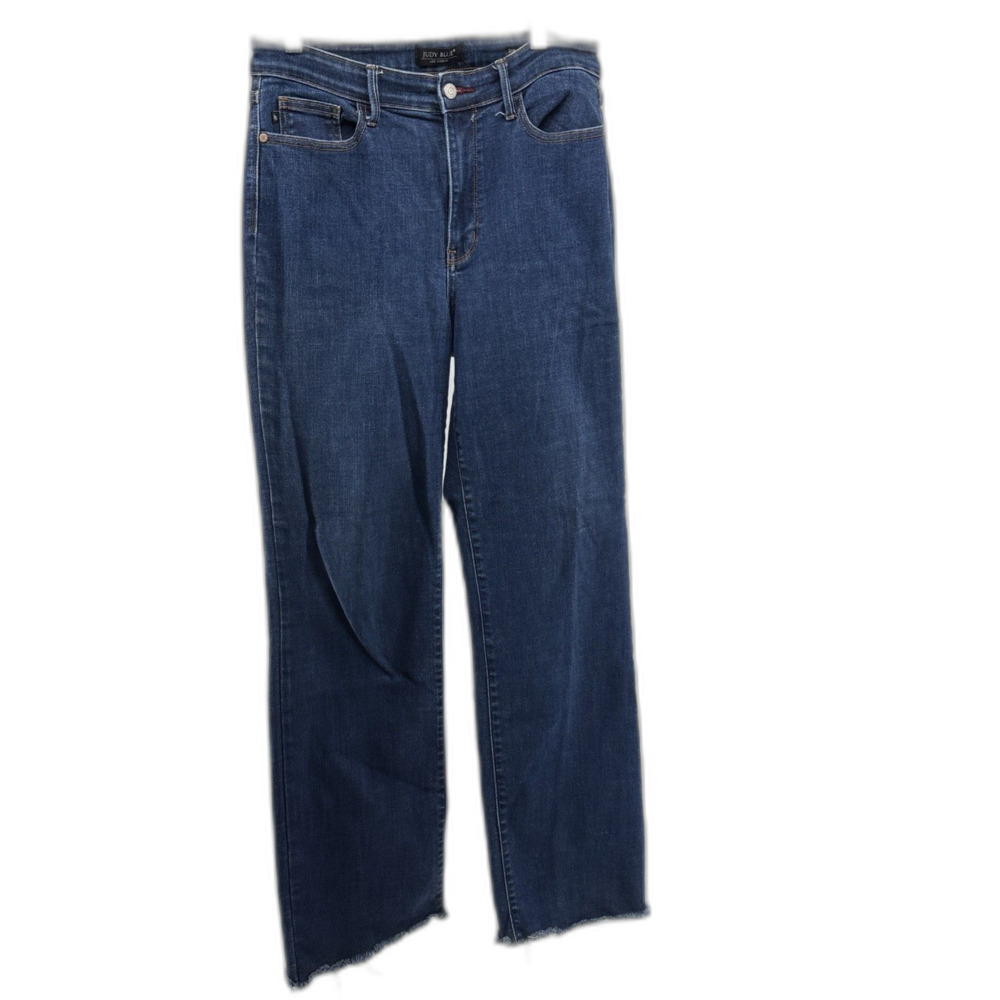 Judy Blue Straight Fit  High Rise Raw Hem   Size 11/30